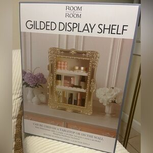 ROOM2ROOM VIRAL Gilded Display Shelf in Gold